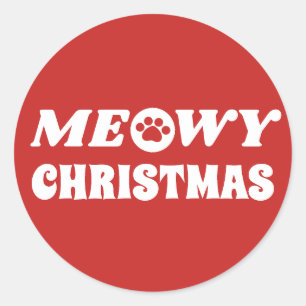 Adesivo Meowy Christmas