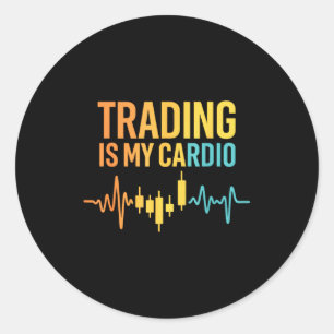 Adesivo Mercado Engraçado para o Pai Trader, Cotações de N