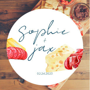 Adesivo Mercado Francês - Charcuterie - Chá Favor Sticker