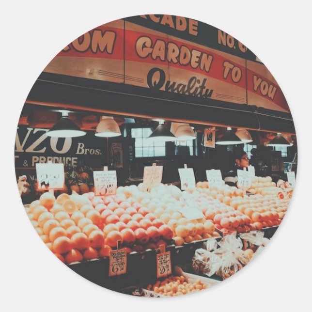 Adesivo Mercado Pike Place (Frente)