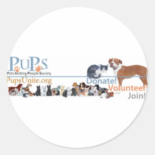 Adesivo Mercadoria com Logotipo da PUPs