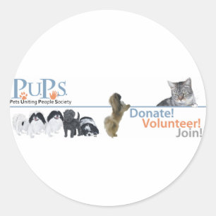 Adesivo Mercadoria do Logotipo da PUPs