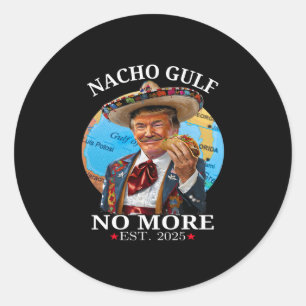 Adesivo Mercadoria Trump Engraçada Trump Nacho Golfo Não M