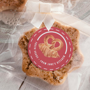 Adesivo Mercadorias cozidas personalizadas da minha cozinh