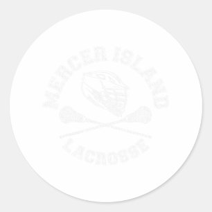 Adesivo Mercer Island Lacrosse Vintage - Retro La
