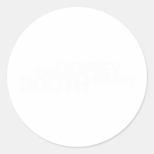 Adesivo Merch do projeto Corey Booth com logotipo branco o