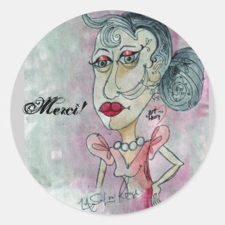 Adesivo Merci! Sticker_Lady N.º 3