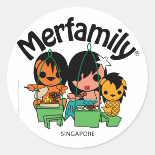Adesivo MerFamily® Cingapura Satay