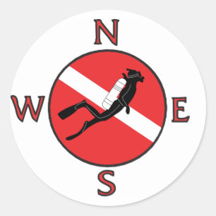 Adesivo Mergulhador de MERGULHADOR