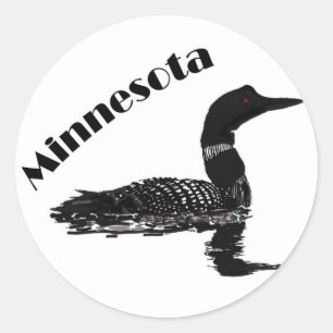 Adesivo Mergulhão-do-norte de Minnesota
