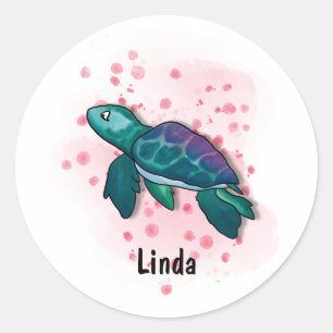 Adesivo Mergulhe na Mágica Oceânica com Tartarugas!