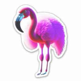 Adesivo Mergulhe num Mundo de Flamingo Stickers