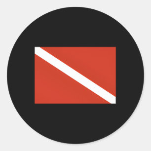 Adesivo Mergulho de Sinalizador de Desativação do Mergulha