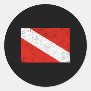 Adesivo Mergulho Scuba no Sinalizador Dive