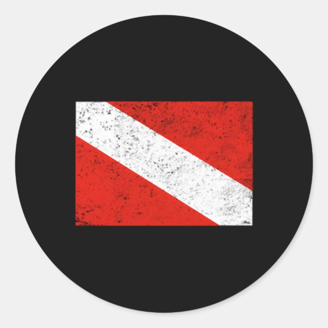 Adesivo Mergulho Scuba no Sinalizador Dive (Frente)