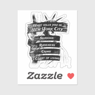 Adesivo Merica Humor America USA Funny Patriotismo Nova Yo