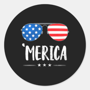 Adesivo Merica Sungles 4 De Julho Meninos Meninos Usa Flag