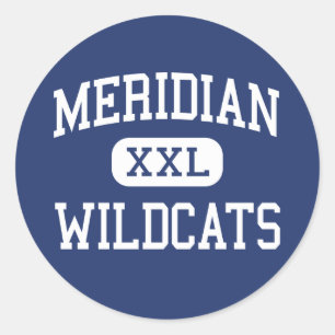 Adesivo Meridian - Wildcats - High - Meridian Mississippi