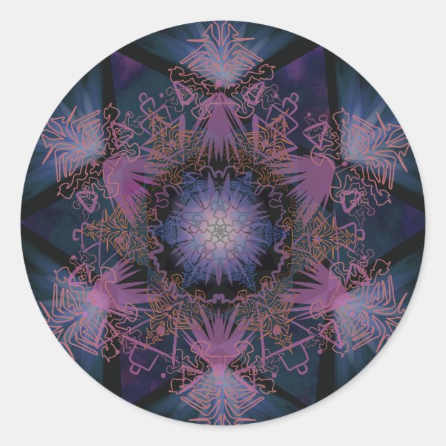 Adesivo Merkabah Mandala (Frente)