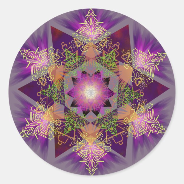 Adesivo Merkabah Mandala (Frente)