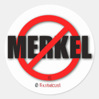 Adesivo Merkel DEVE embora!