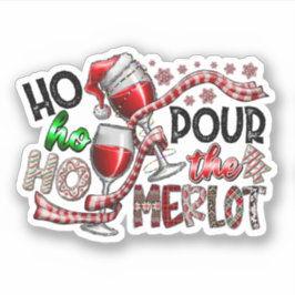 Adesivo Merlot Christmas Viny Sticker