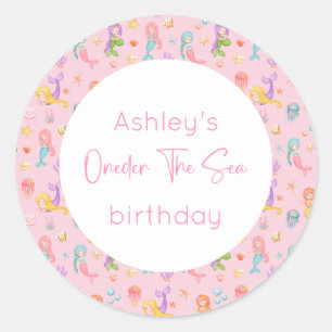 Adesivo Mermaid Birthday