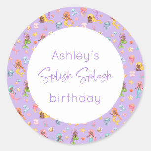 Adesivo Mermaid Birthday