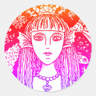 ADESIVO MERMAID, FANTASIA DO MAR NEGRO, WHIMSY CLA