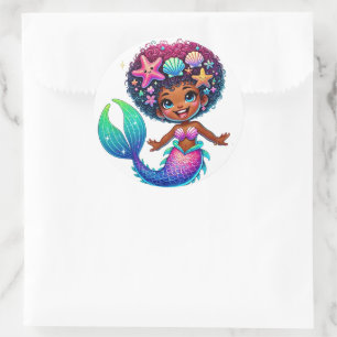 Adesivo Mermaid Girl Stickers