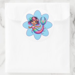 Adesivo Mermaid Girl Stickers