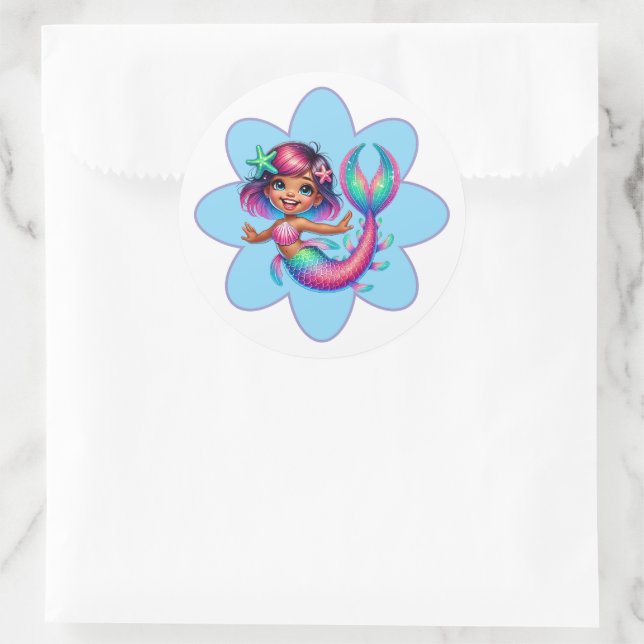 Adesivo Mermaid Girl Stickers (Bolsa)