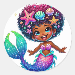 Adesivo Mermaid Girl Stickers