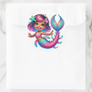 Adesivo Mermaid Girl Stickers