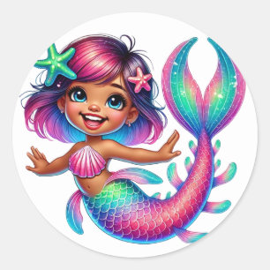 Adesivo Mermaid Girl Stickers