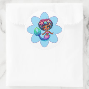 Adesivo Mermaid Girl Stickers