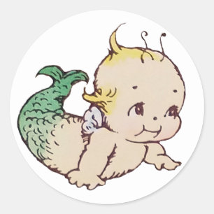 Adesivo Mermaid Kewpie Stickers