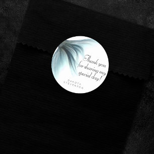 Adesivo Mermaid Luxe Tail   Seafoam Mint Green Obrigado