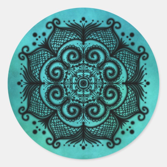 Adesivo Mermaid Mandala (Frente)