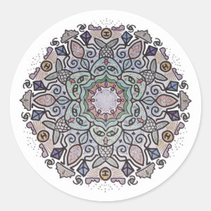 Adesivo Mermaid Mandala Sticker