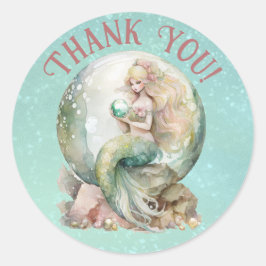 Adesivo Mermaid Obrigado