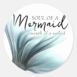 Adesivo MermaidLife Sailor Mouth Sereid Soul Aqua Aqua