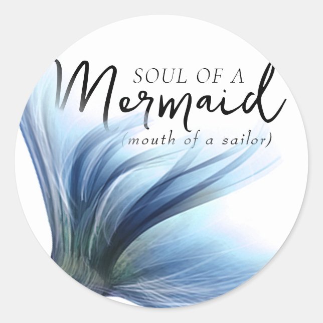 Adesivo MermaidLife Sailor Mouth Sereid Soul | SCHWANZ (Frente)