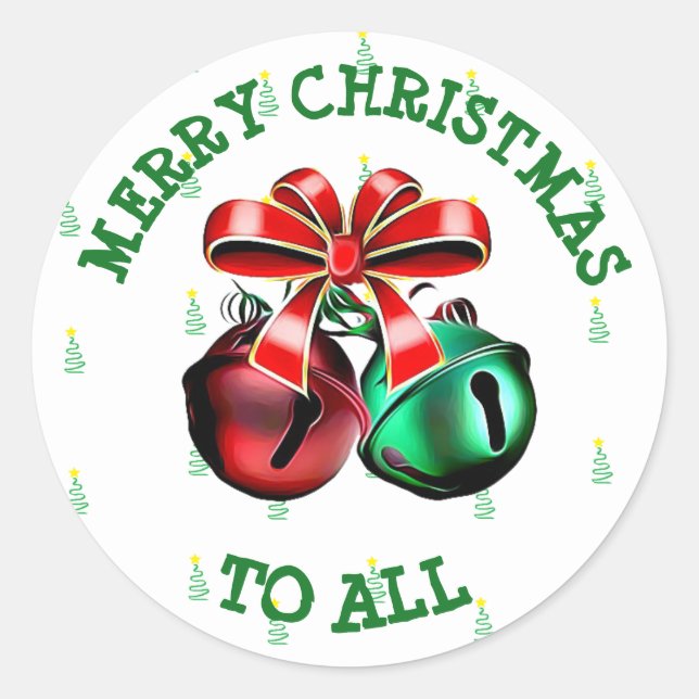 Adesivo MERRÍCULA DE NATAL A TODOS OS SINAIS DE Jingle (Frente)