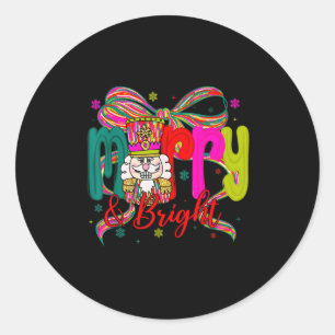 Adesivo Merry &amp; Bright Coquette Laço Quebra-Nozes Nata