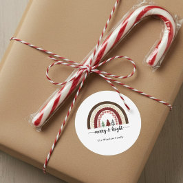 Adesivo Merry and Bright Christmas – Festive Holiday