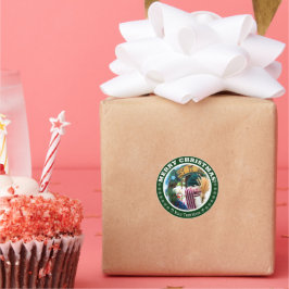 Adesivo Merry Christmas! ラウンドシール