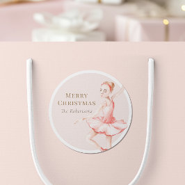 Adesivo Merry Christmas Ballerina Sticker