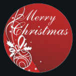 ADESIVO MERRY CHRISTMAS EM VERMELHO POR SHARON SHARPE<br><div class="desc">MERRY CHRISTMAS EM VERMELHO POR SHARON SHARPE</div>