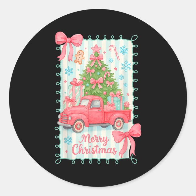 Adesivo Merry Christmas Nk Truck Family Matching Pajamas G (Frente)